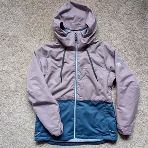 686 Womens L Athena Insulated Snow Ski Jacket InfiDRY InfiLOFT Purple Outdoor